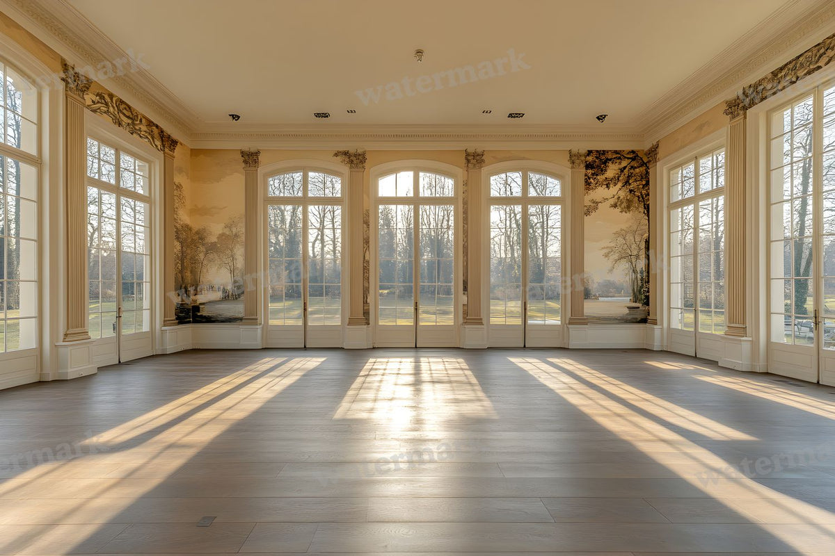 Regal Wallpapered Room digital photo backdrop for photo editing, preview 19