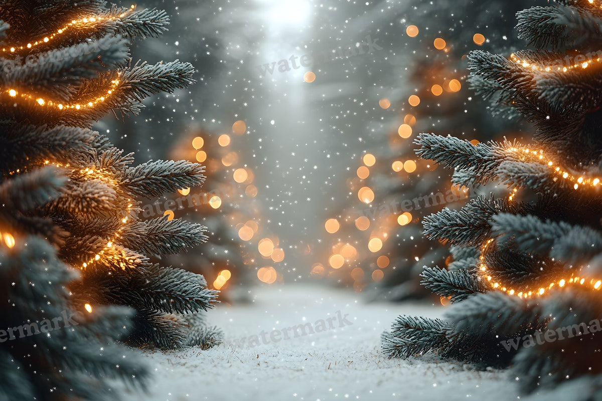 Snowy Forest Backdrop Images