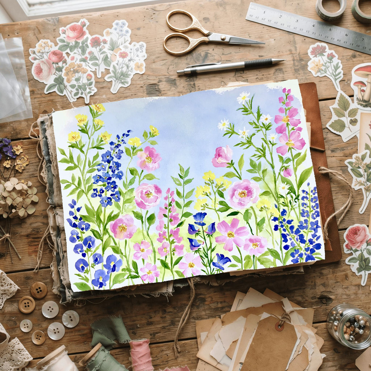 Soft Impressionist Landscape Painting
