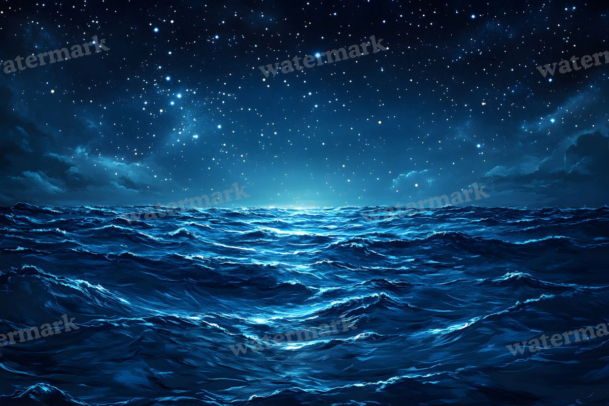Starry Night digital photo backdrop for photo editing, preview 19