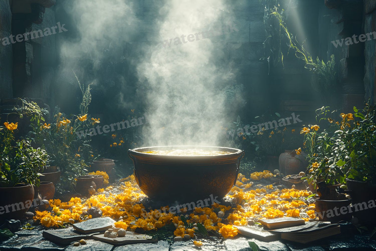 Wicked Witch Garden Backdrop Images