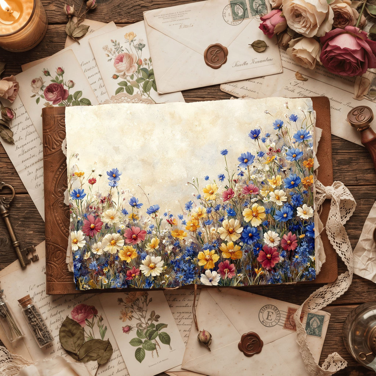 Wildflower Breeze Writing Paper