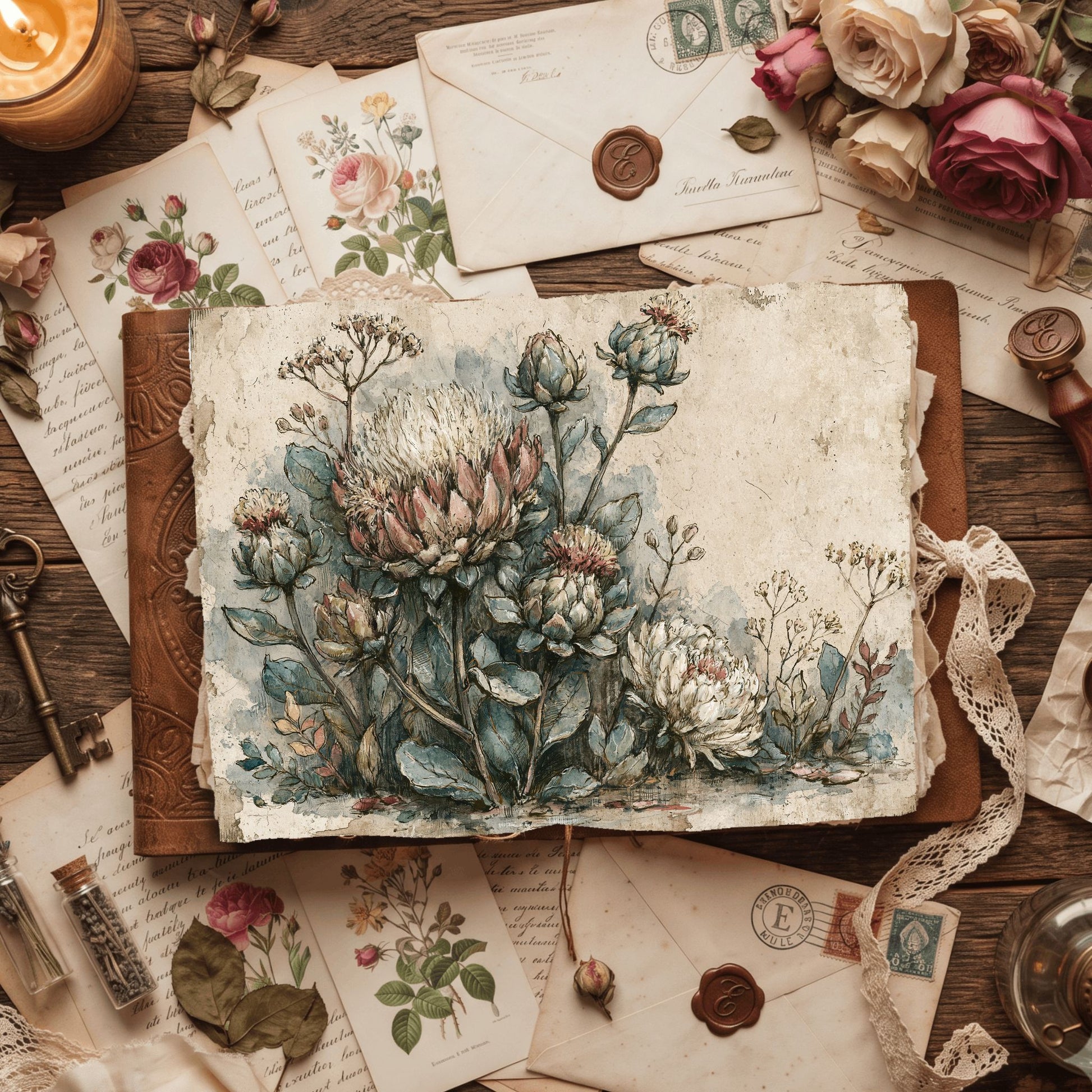 Wildflower Meadow Printable Paper