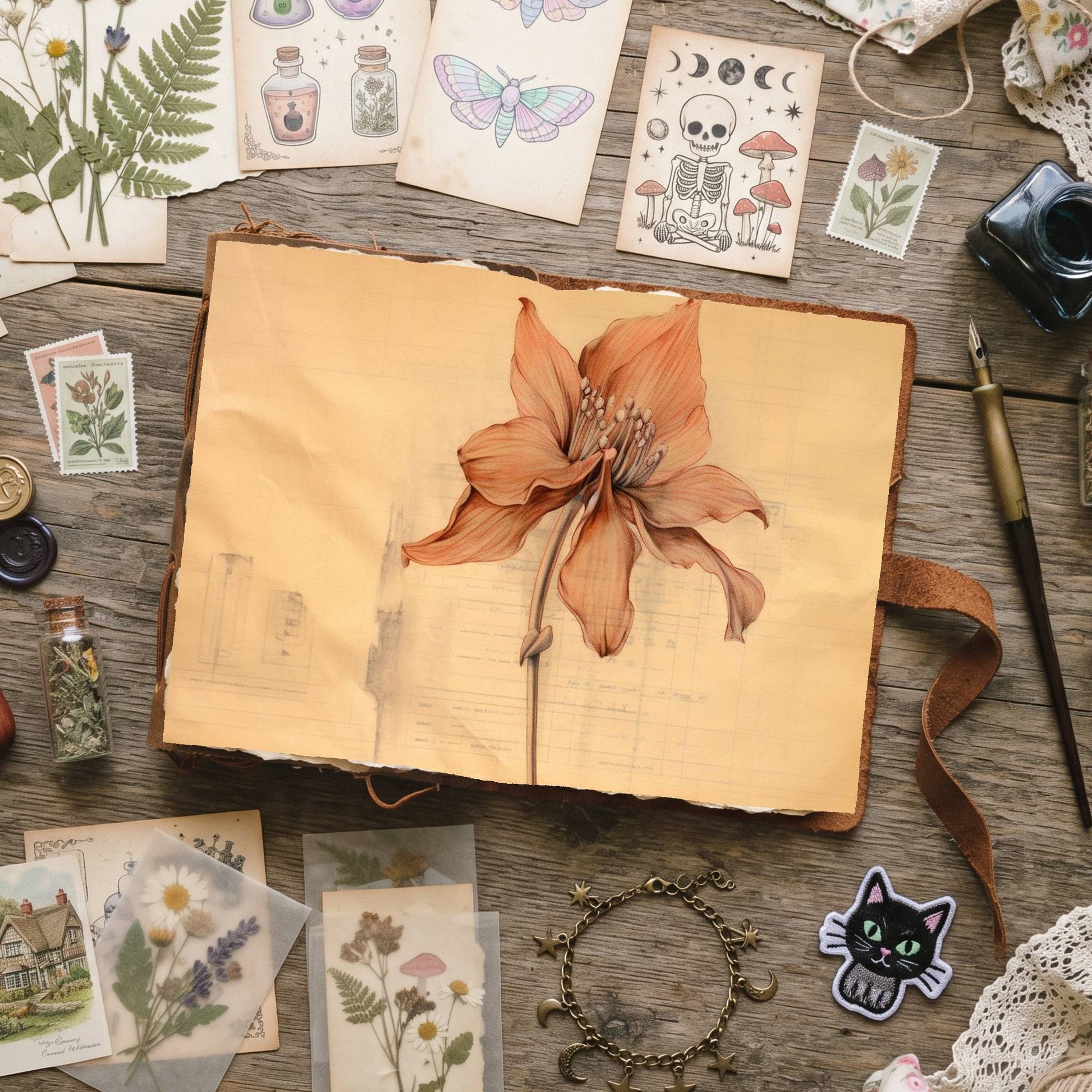 Amaryllis Digital Papers