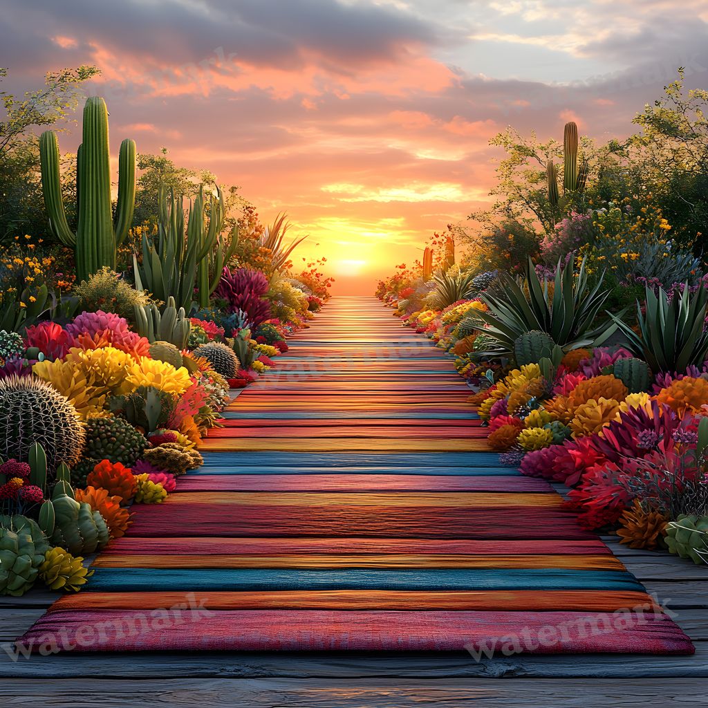 Bohemian Desert Backdrop Images