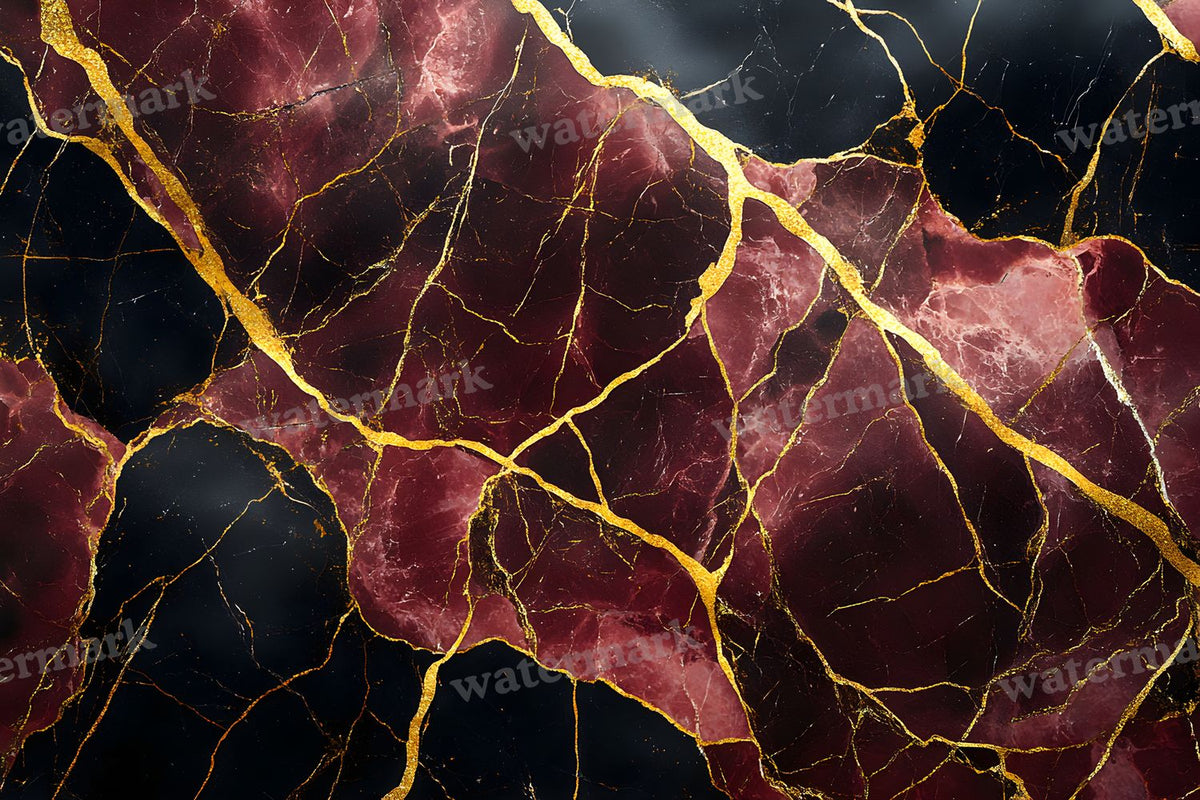 Burgundy Gold Marble Backdrop Images