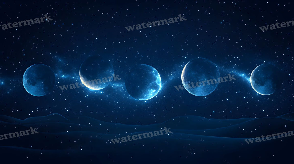 Celestial Moons Backdrop Images