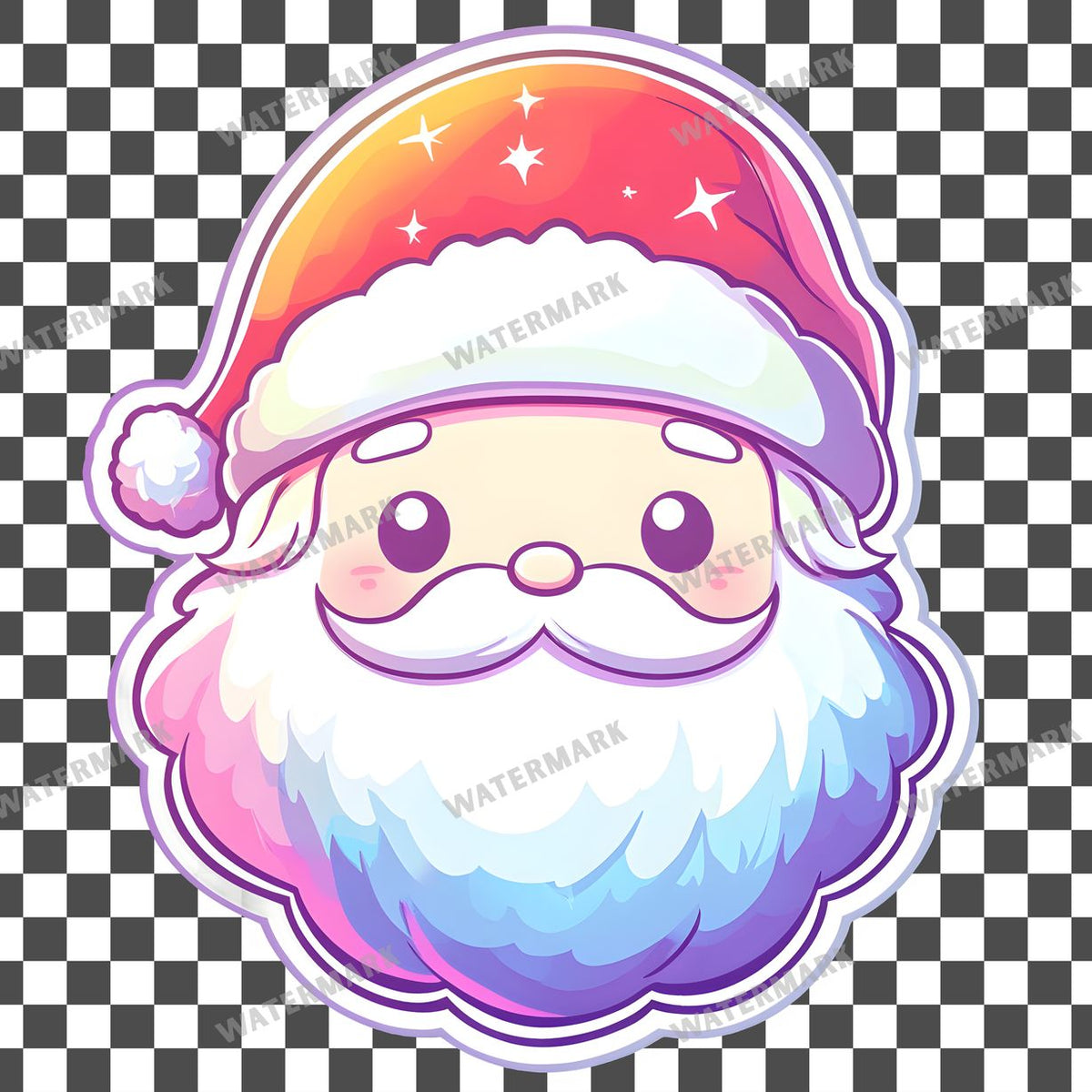 Christmas Kawaii Style Clipart Pngs