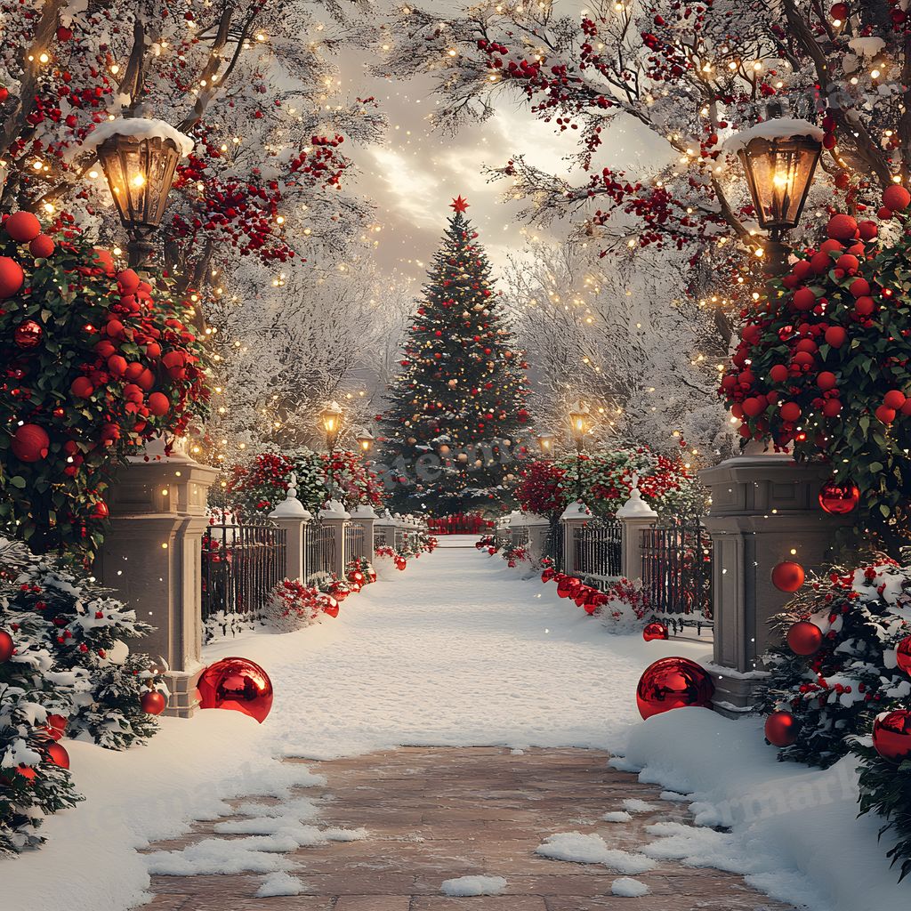 Classic Christmas Backdrop Images