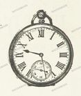 Clocks And Timepieces Vintage Prints