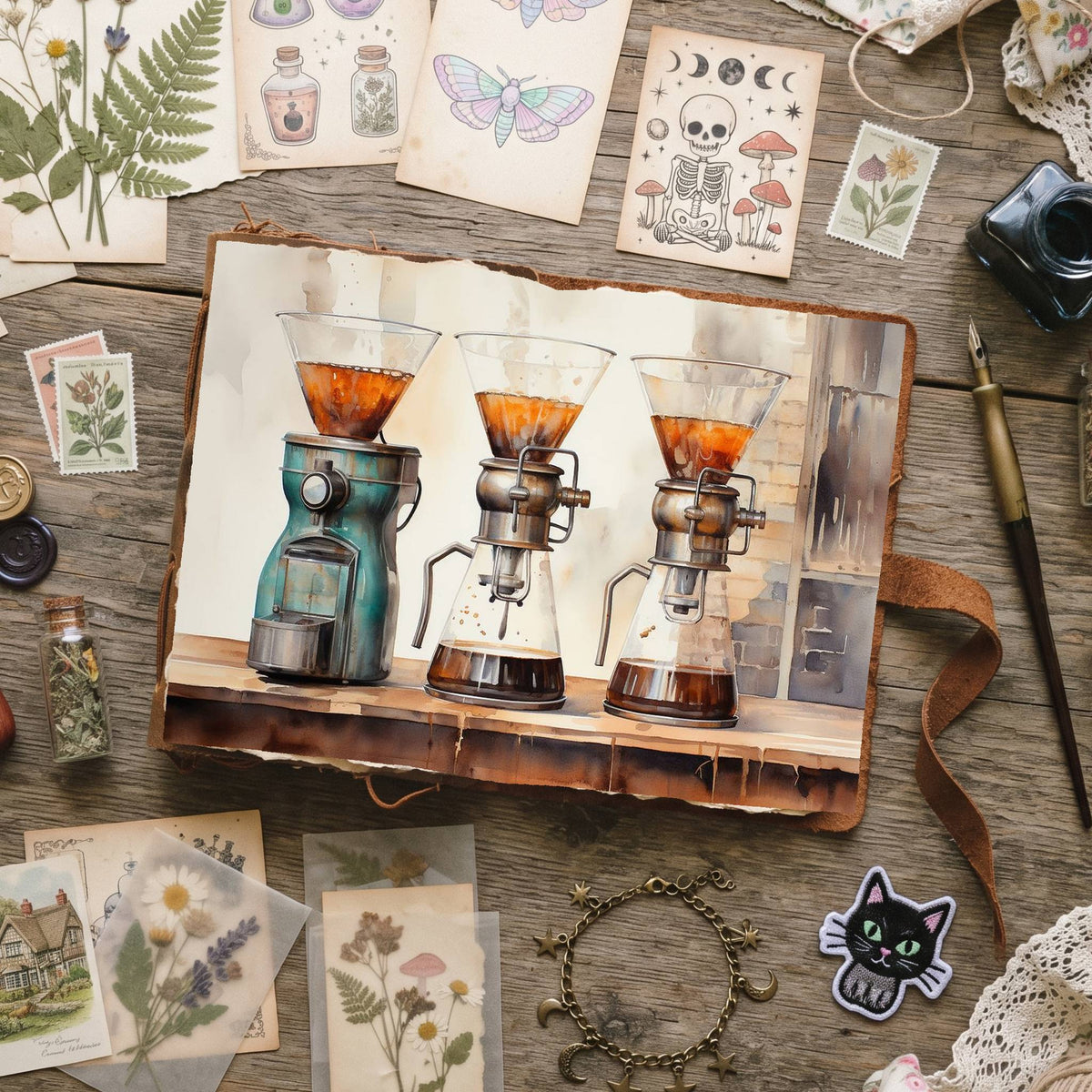 Coffee Shop Digital Papers