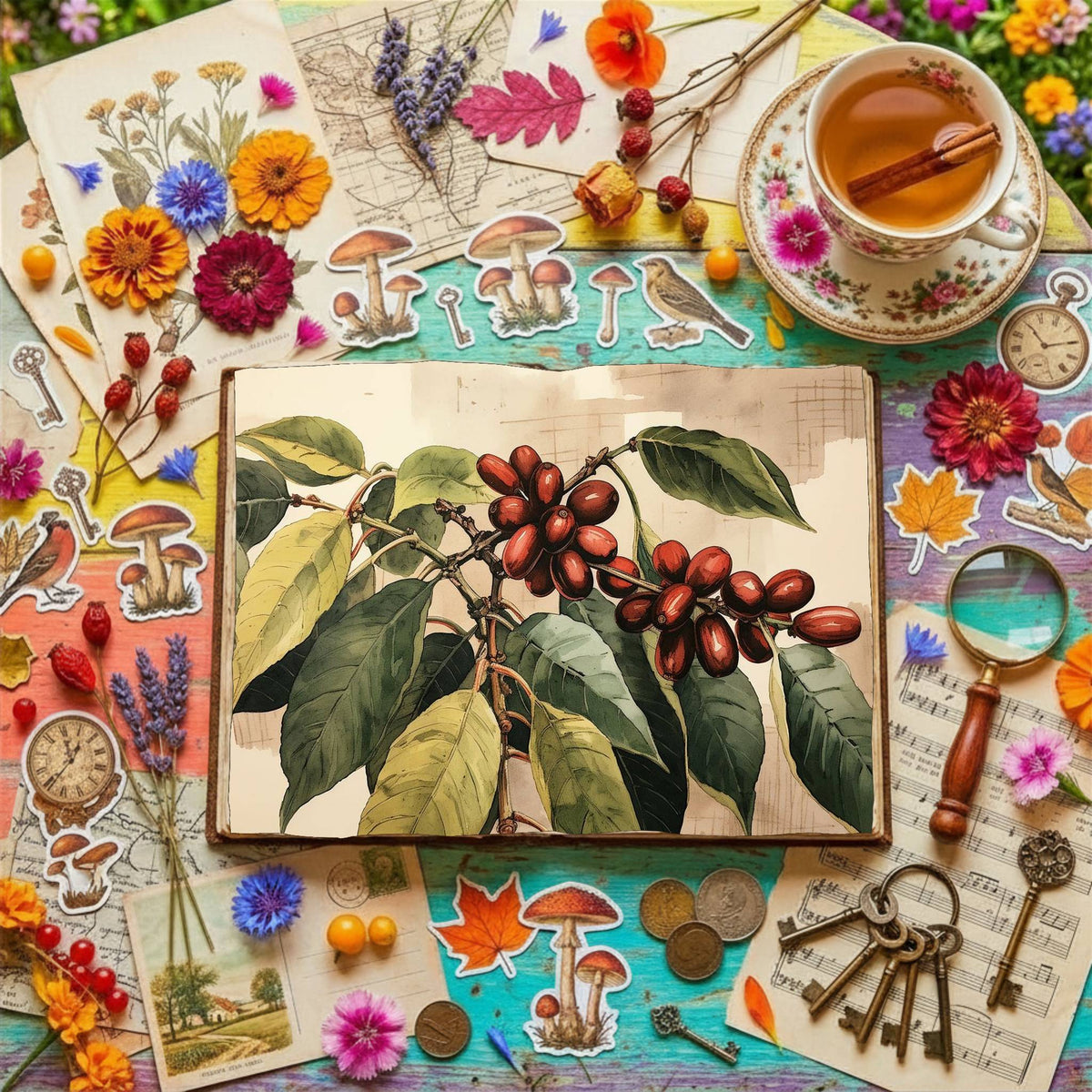 Coffee Shop Digital Papers