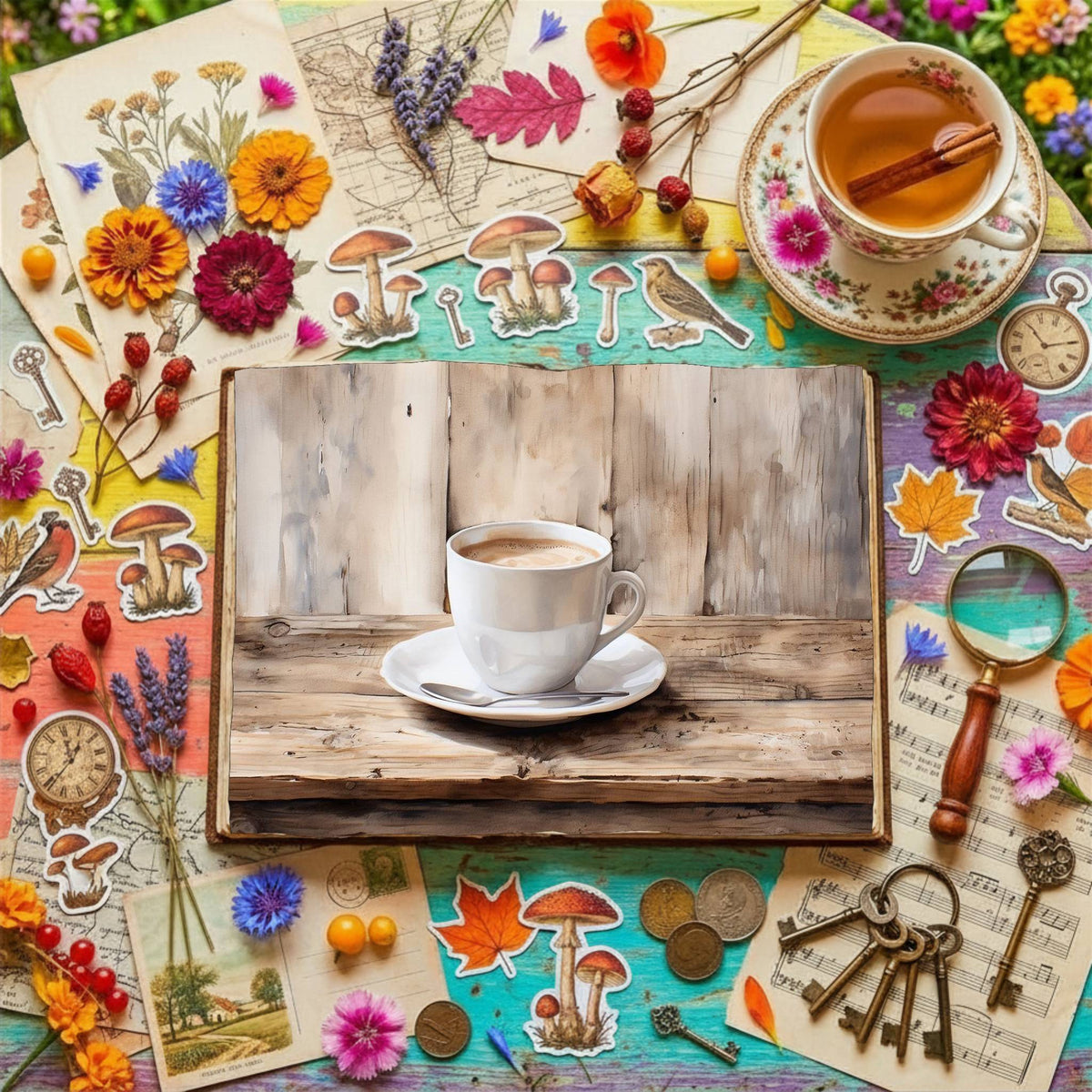 Coffee Shop Digital Papers