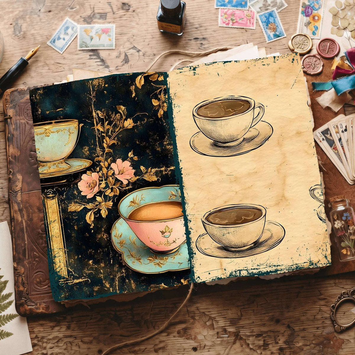 Coffee Digital Papers