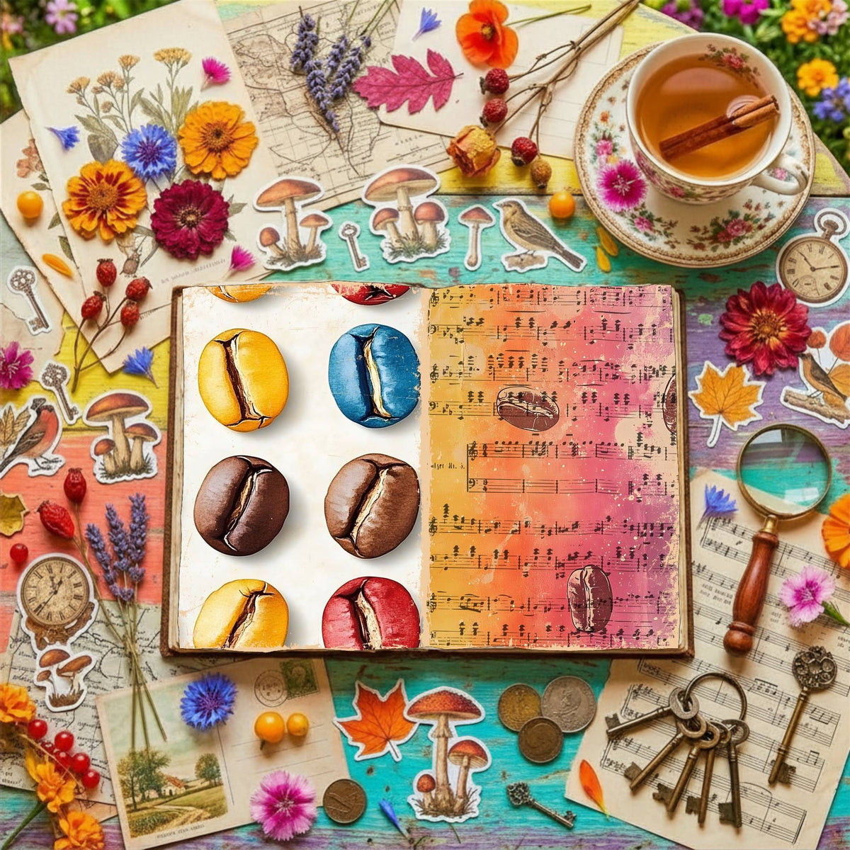 Coffee Digital Papers