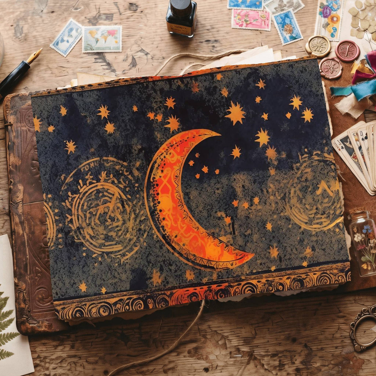 Copper Moon Digital Papers