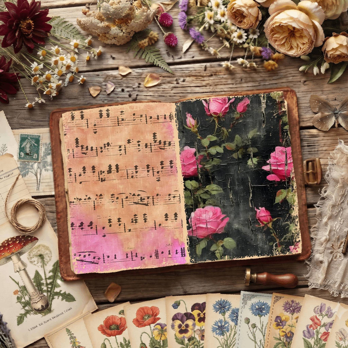 Floral Digital Papers