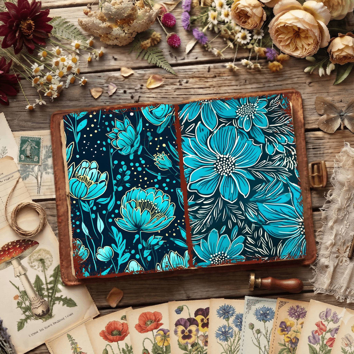 Floral Digital Papers