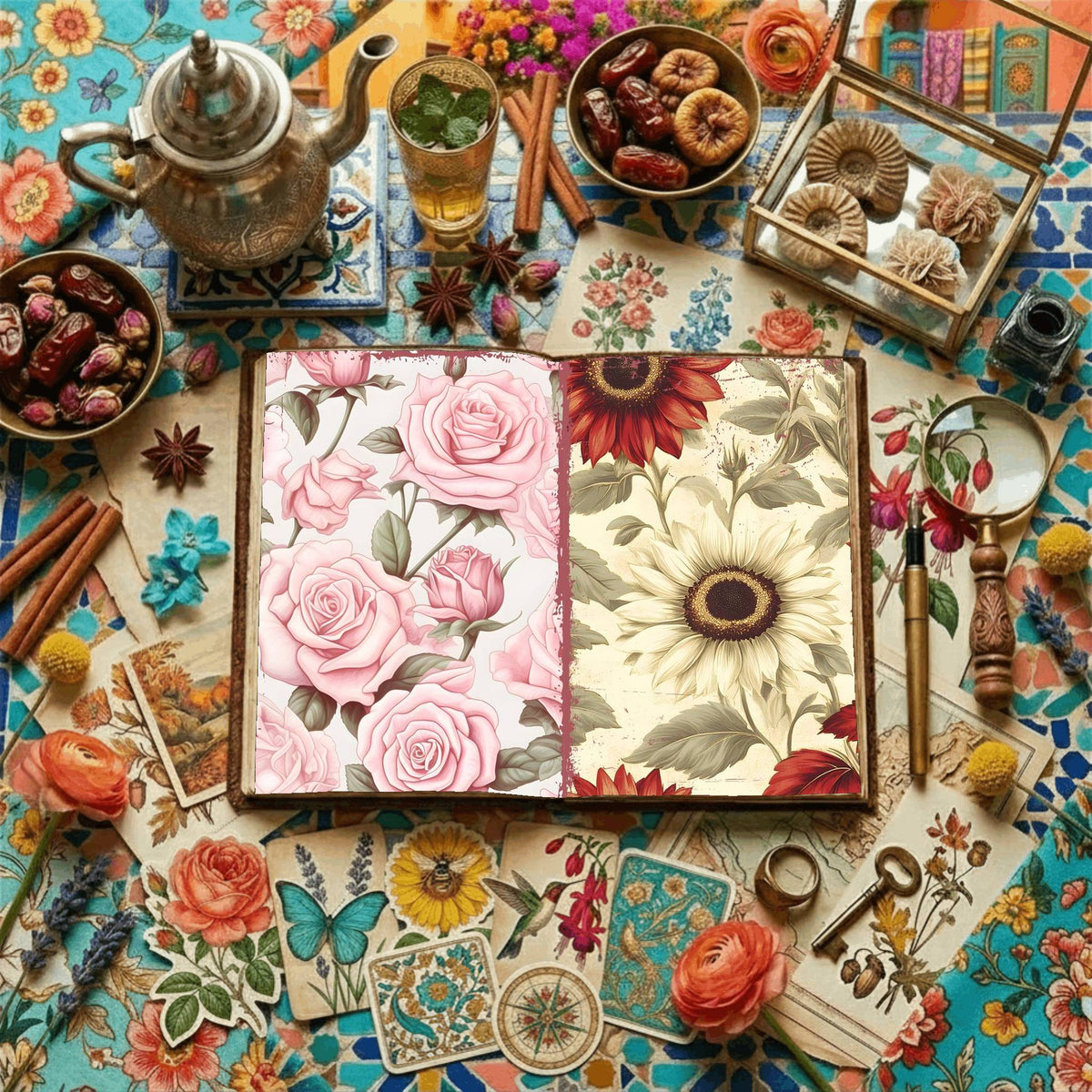 Floral Digital Papers