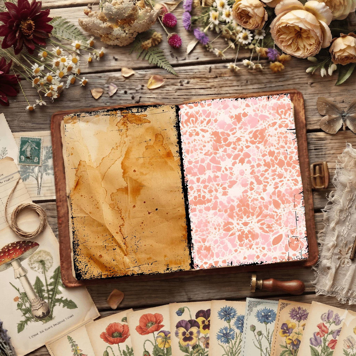 Floral Digital Papers