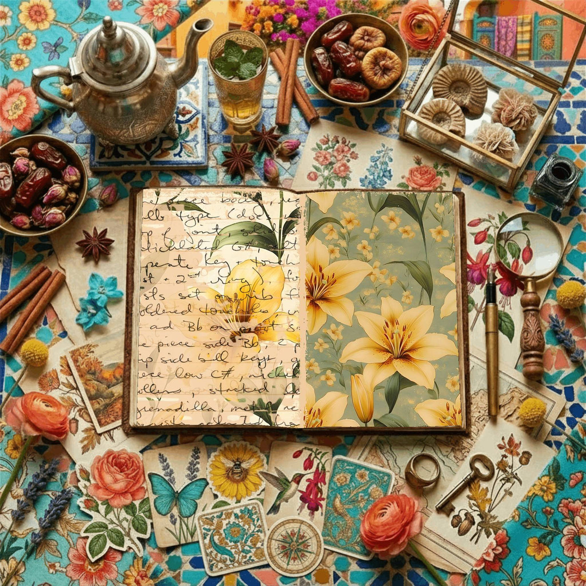 Floral Digital Papers