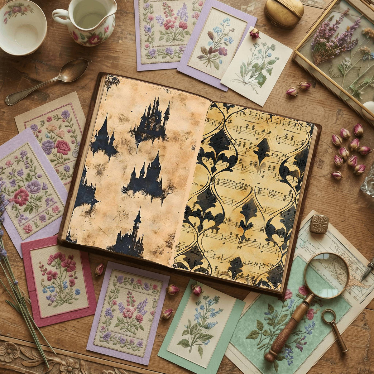 Gothic Digital Papers