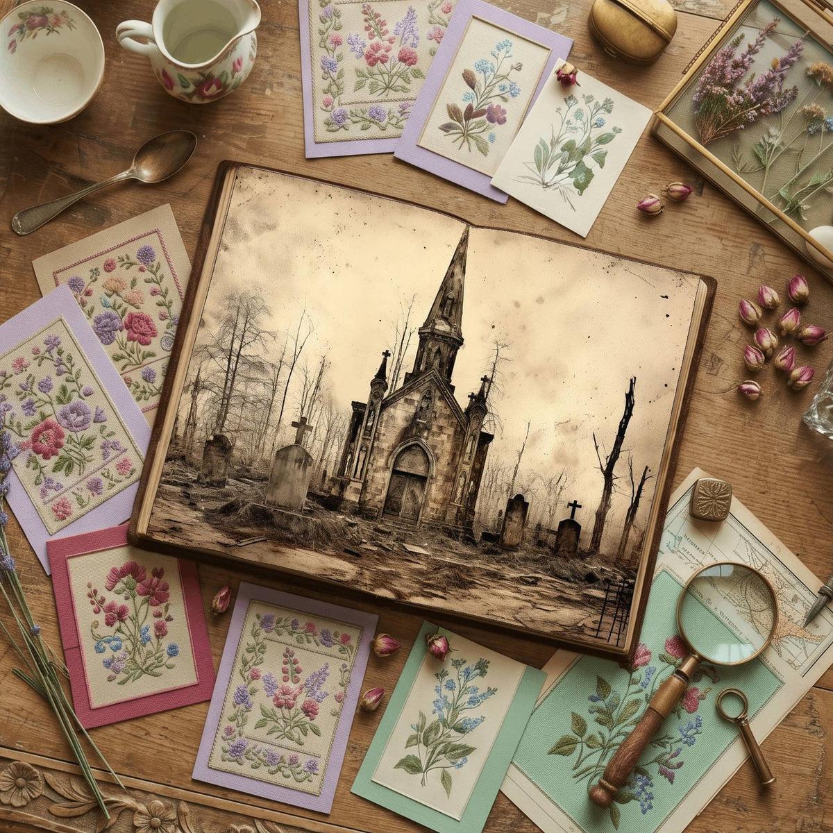 Gothic Digital Papers