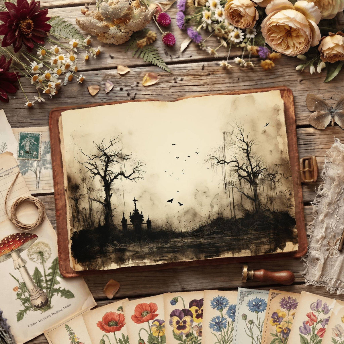Gothic Digital Papers