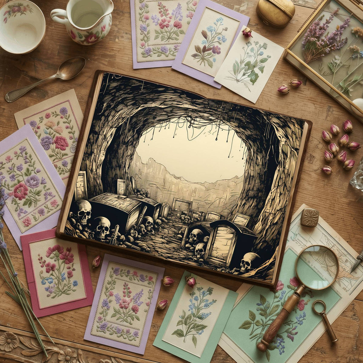 Gothic Digital Papers