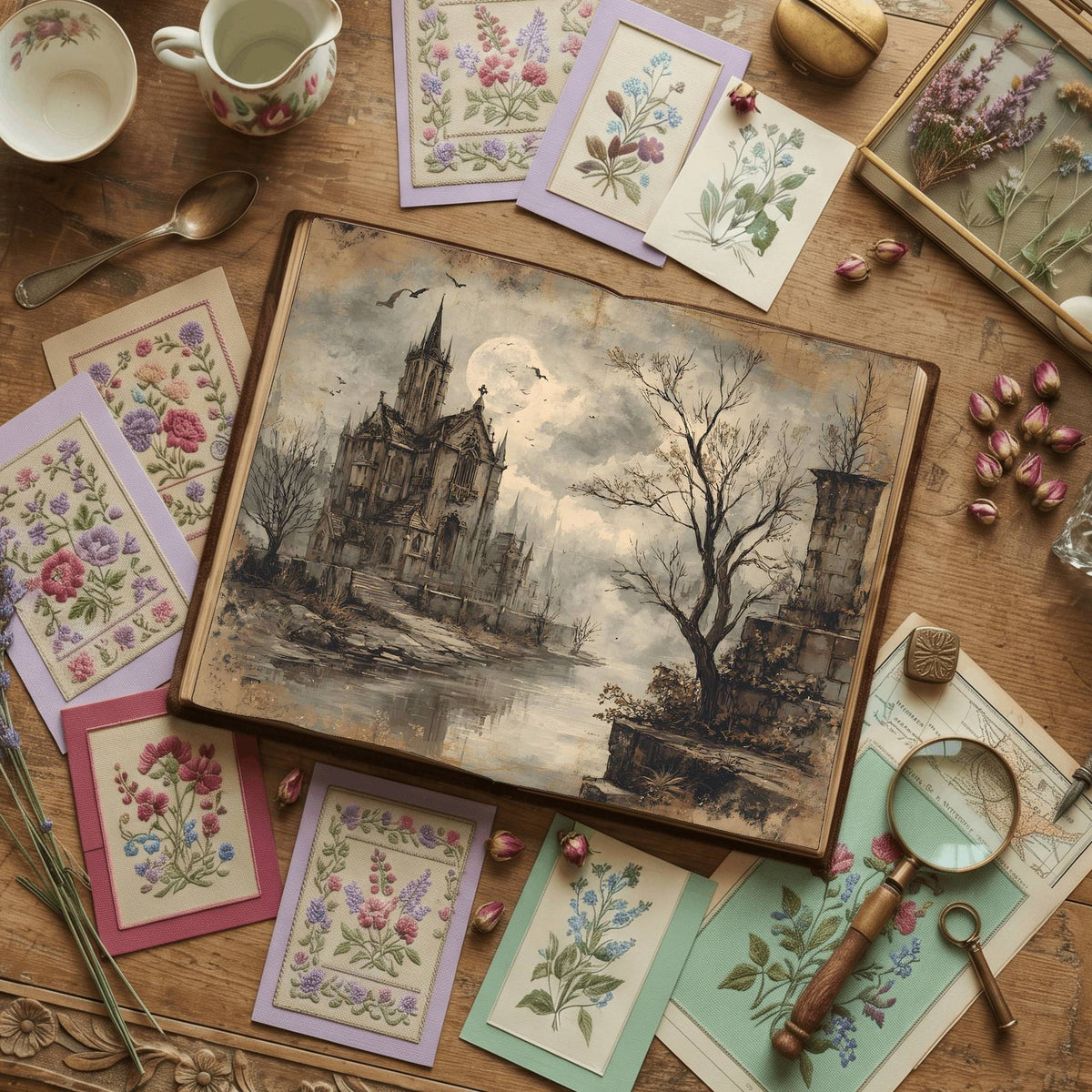 Gothic Digital Papers