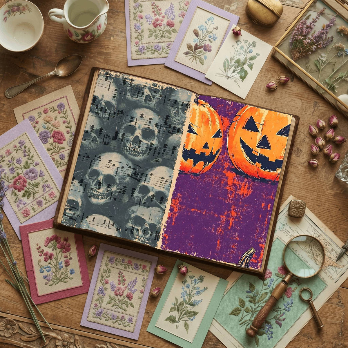 Halloween Digital Papers