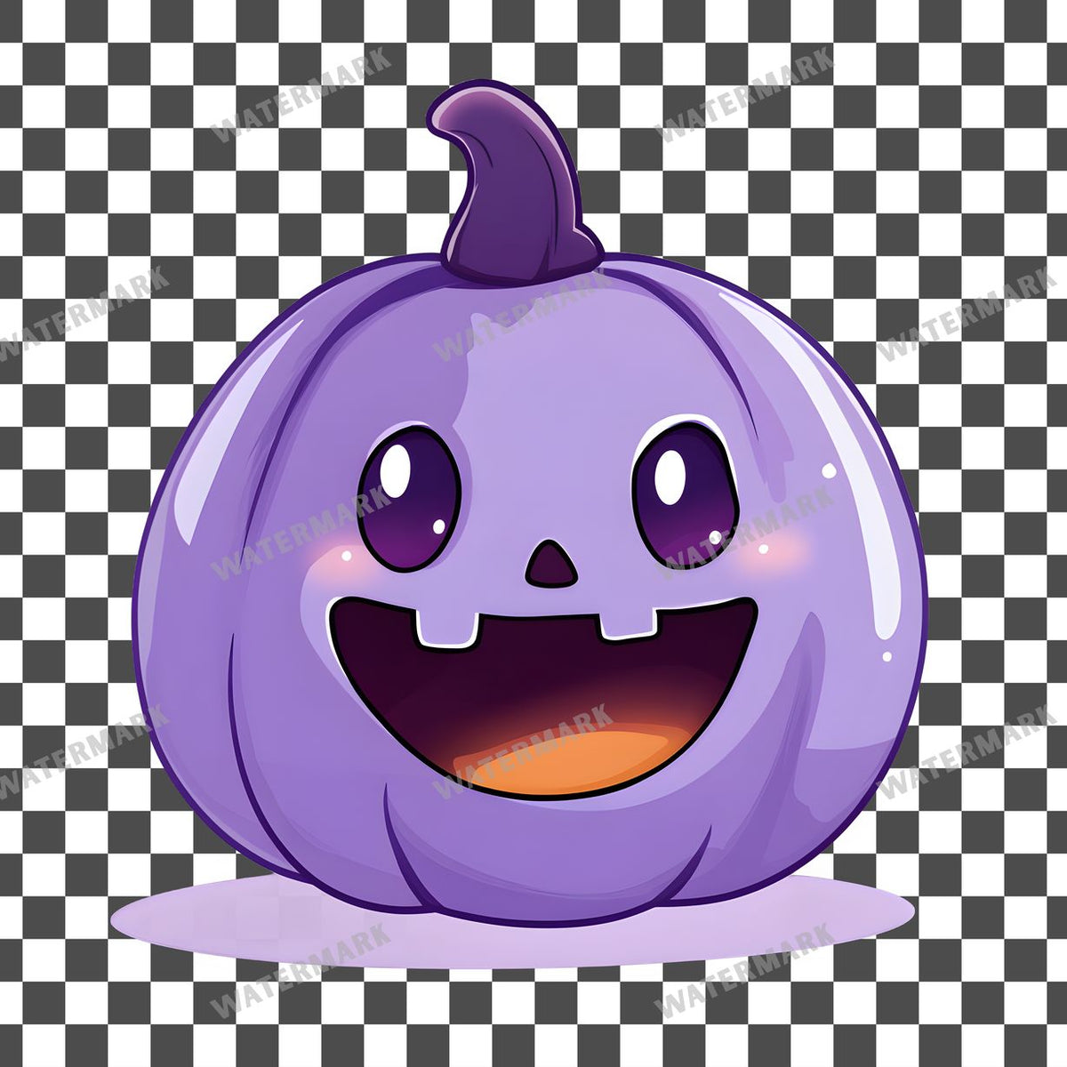 Halloween Kawaii Style Clipart Pngs