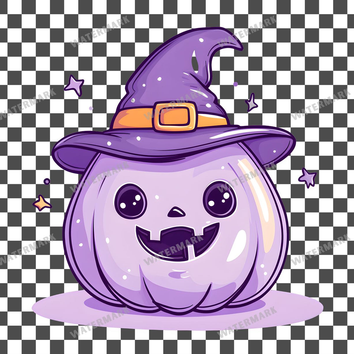 Halloween Kawaii Style Clipart Pngs