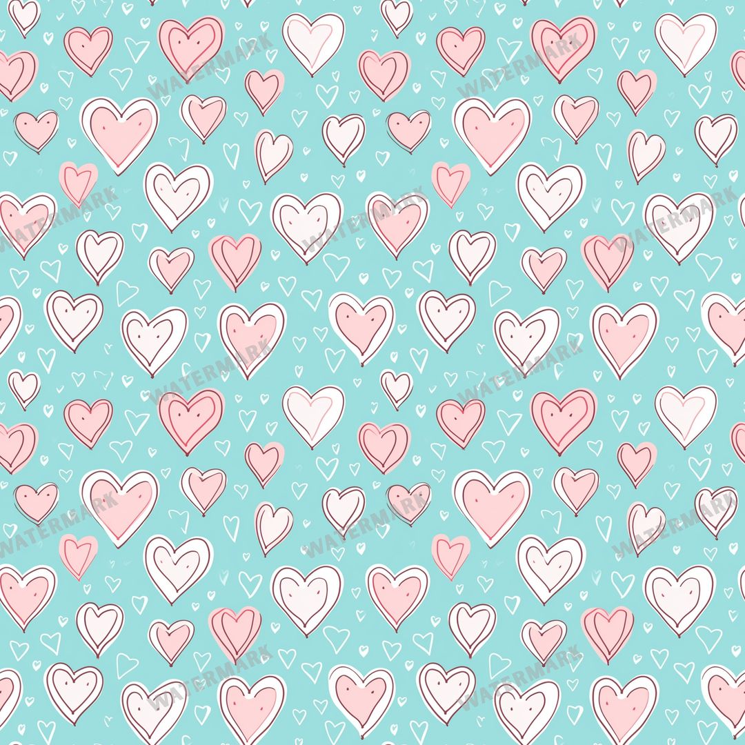 Hearts Seamless Pattern
