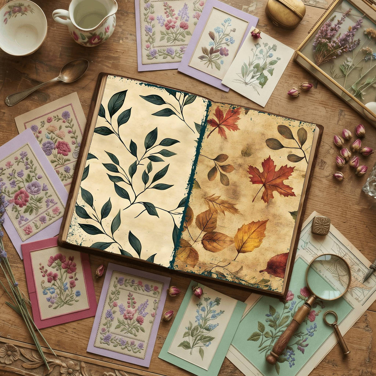 Leafy Digital Papers
