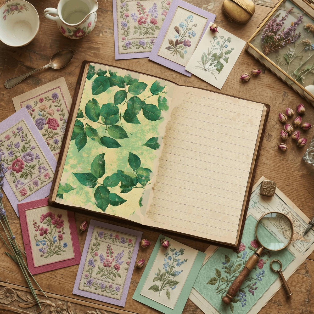 Leaves Digital Papers