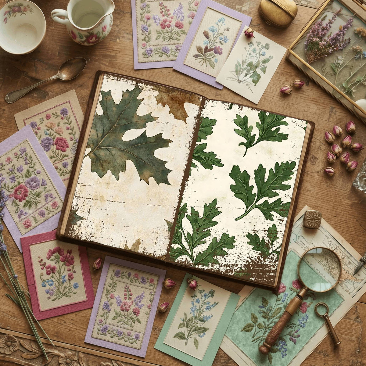 Leaves Digital Papers