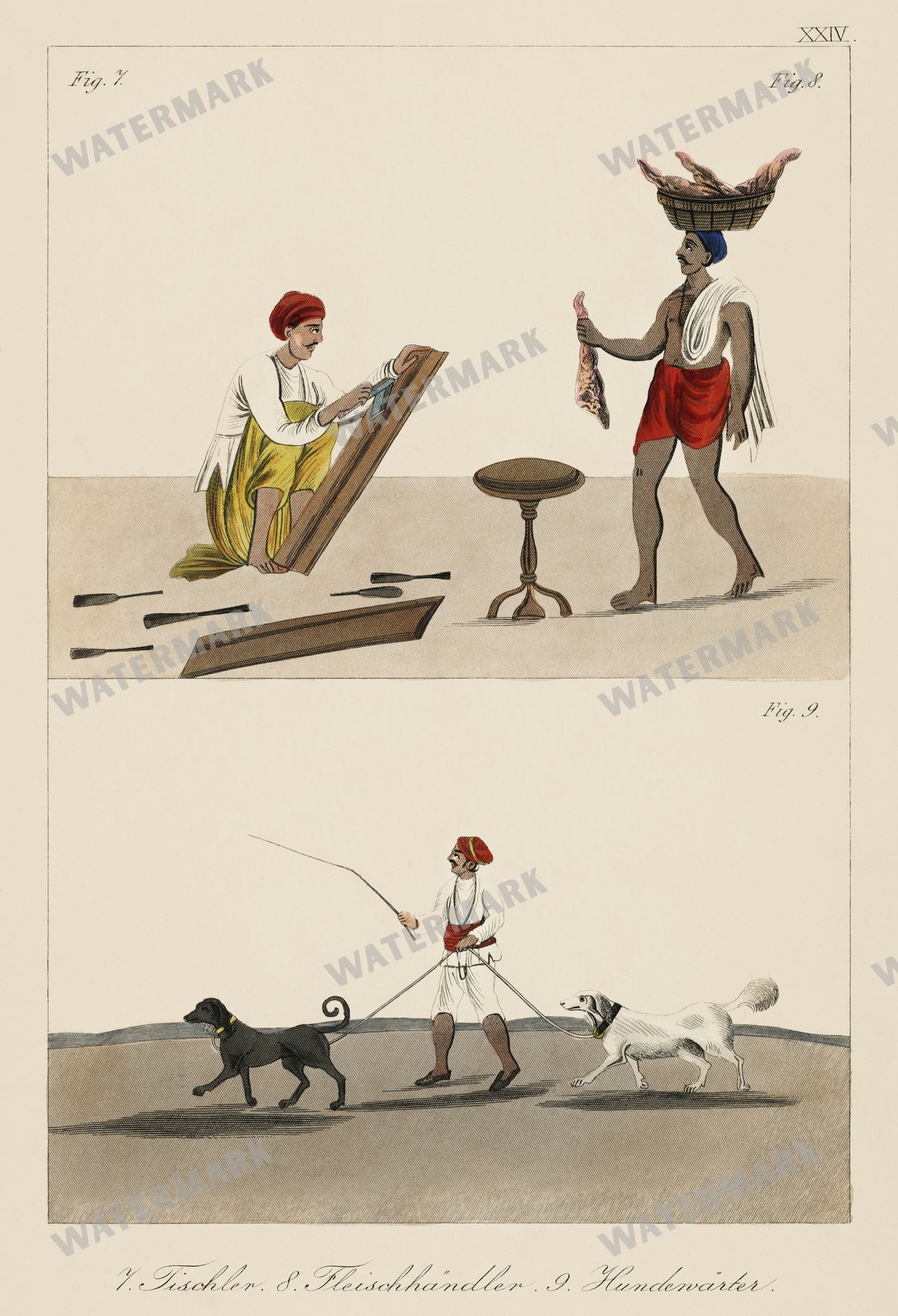 Lithographs Vintage Paintings