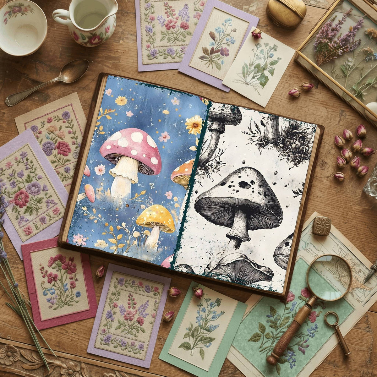 Mushroom Digital Papers