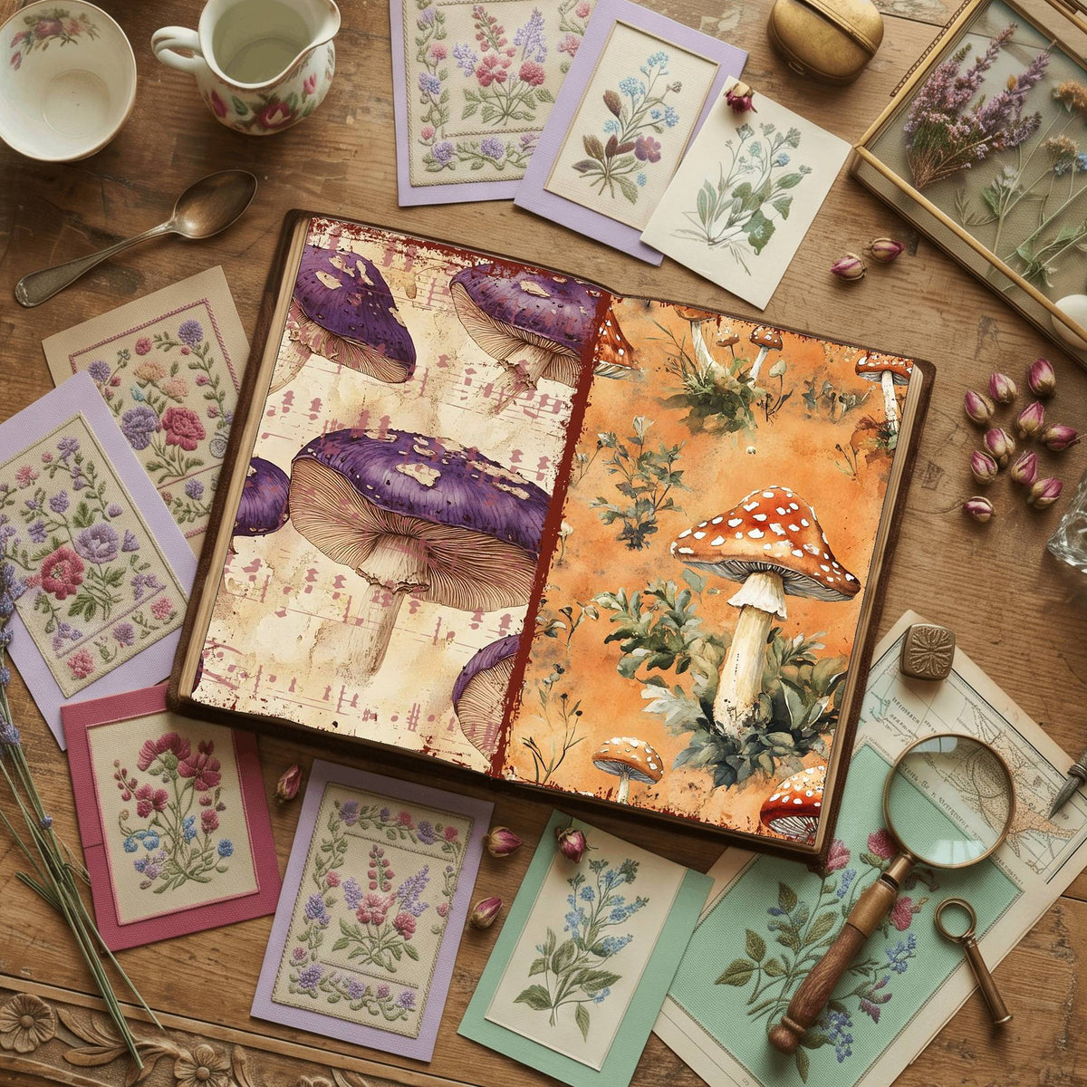 Mushroom Digital Papers