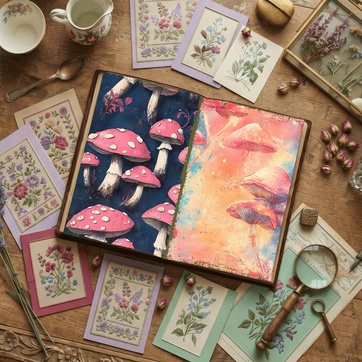 Mushroom Digital Papers