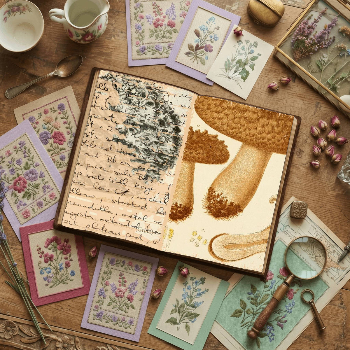 Mushroom Digital Papers