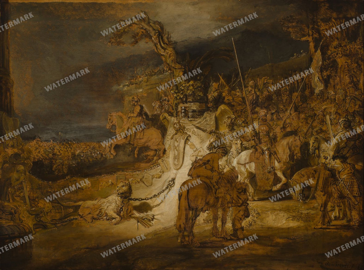 Rembrandt Van Rijn Vintage Paintings