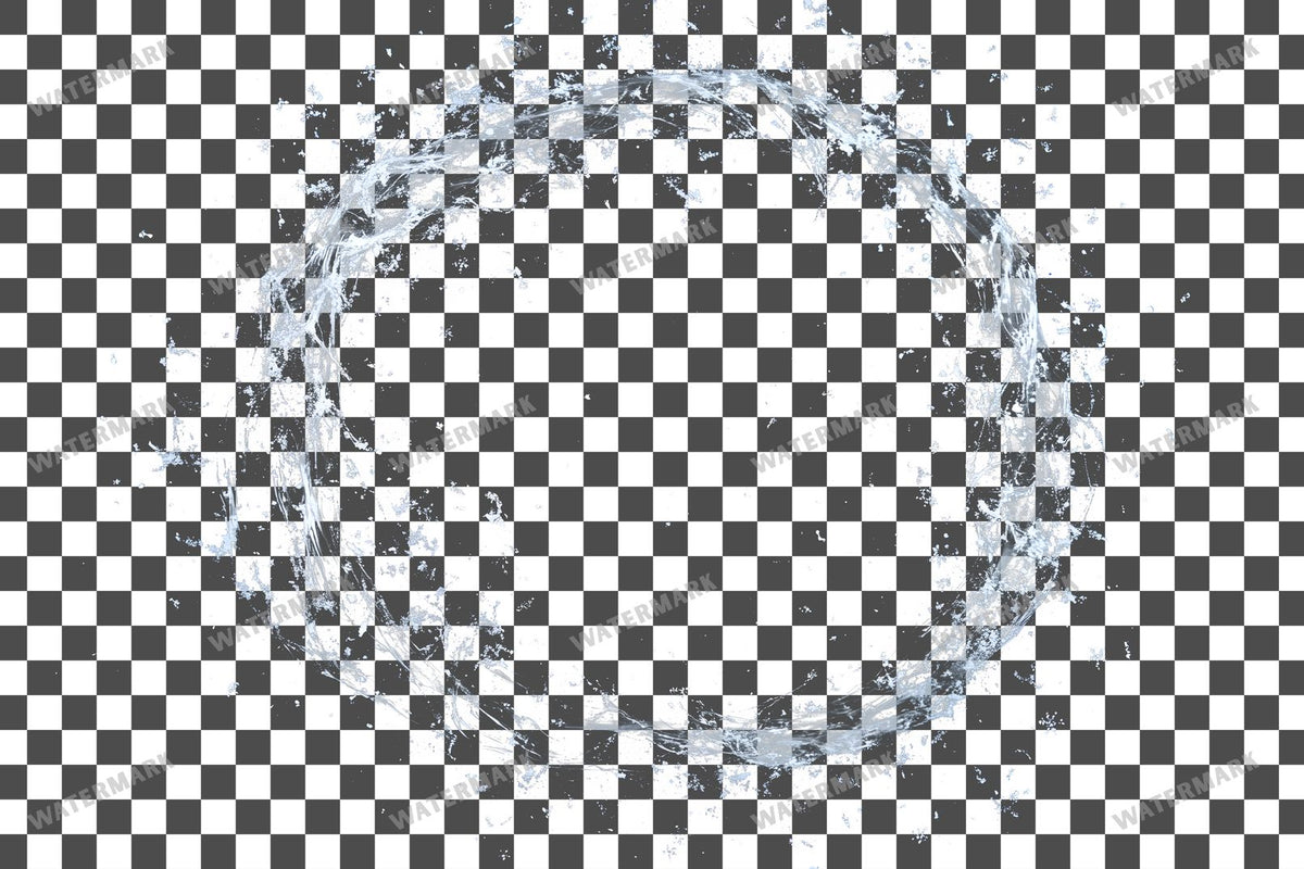 Snowflake Flurry Overlay Swirling Flakes