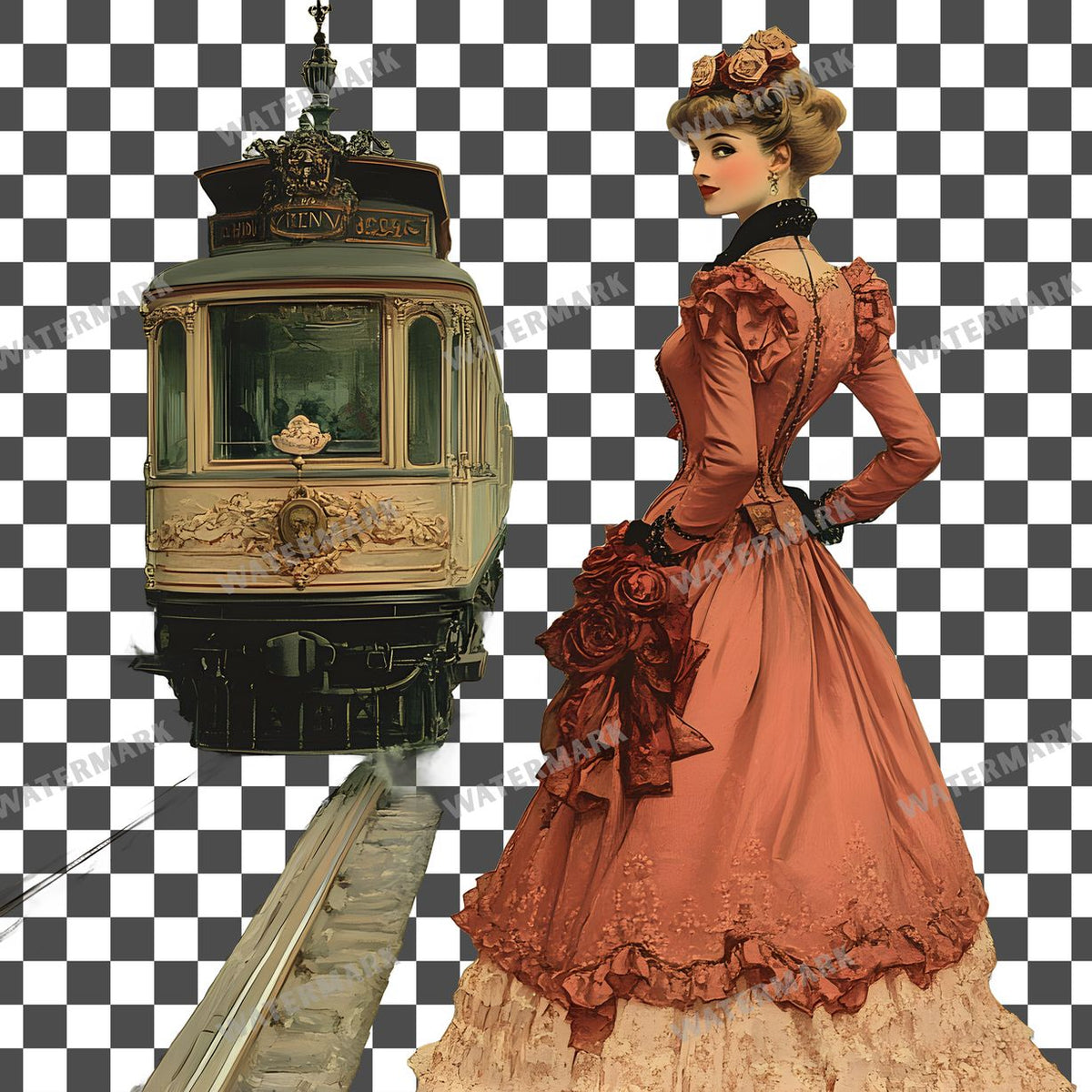 Travel Vintage Style Clipart Pngs