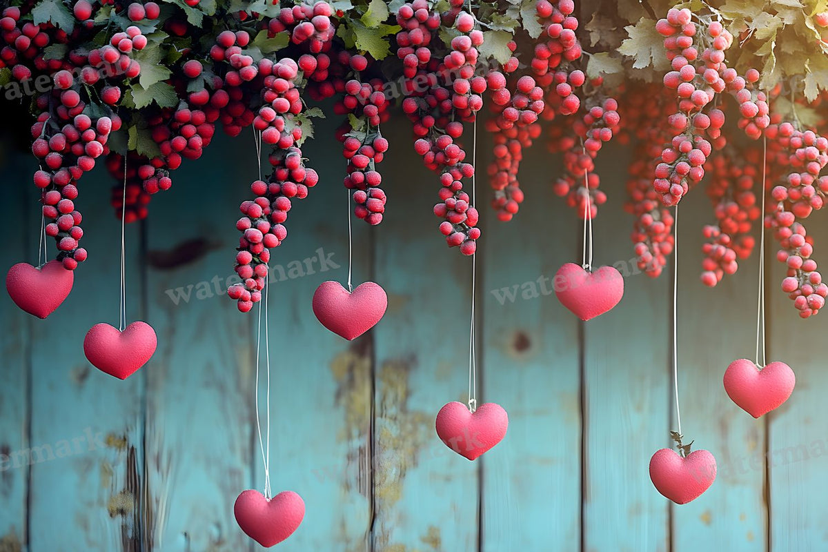 Valentine digital photo backdrop for photo editing, preview 19
