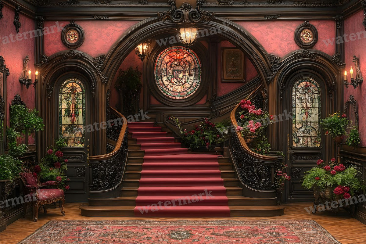 Victorian Cinematics digital photo backdrop for photo editing, preview 19