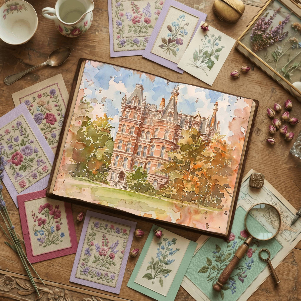 Victorian Life printable junk journal paper, page preview 20