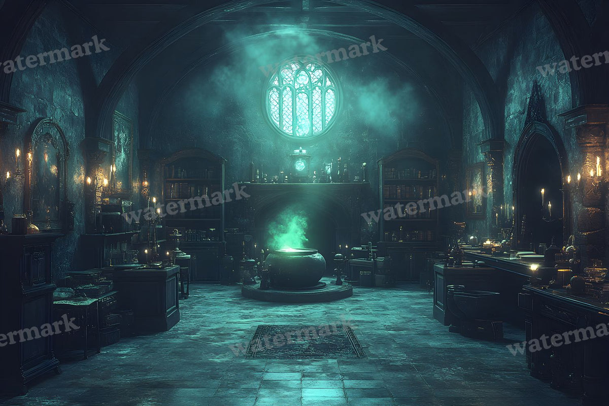 Witch Potion Room Backdrop Images