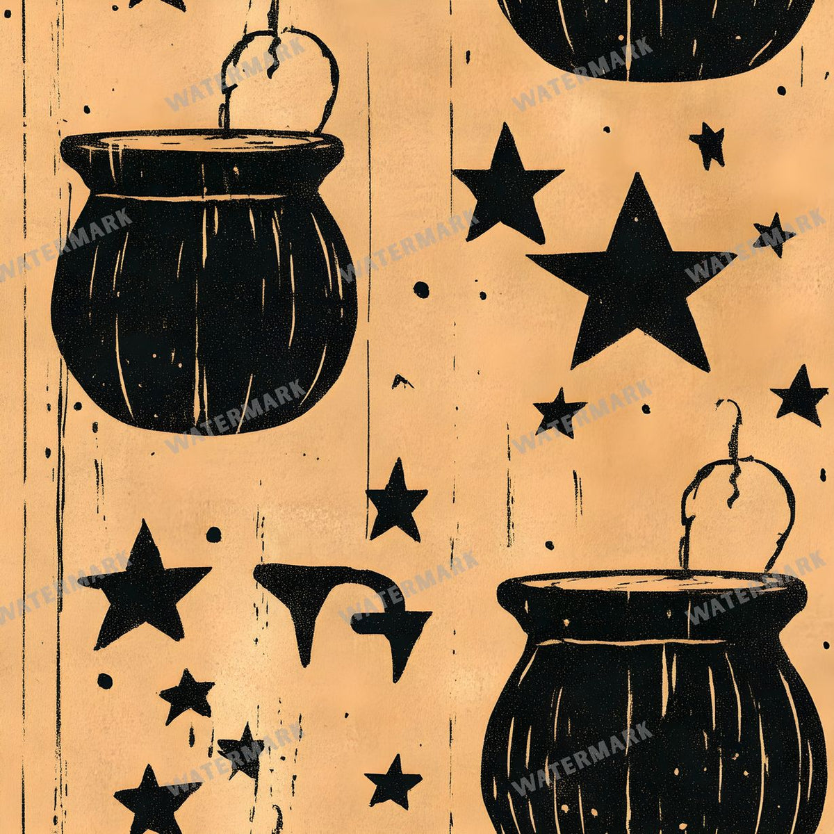 Witchcraft Seamless Pattern